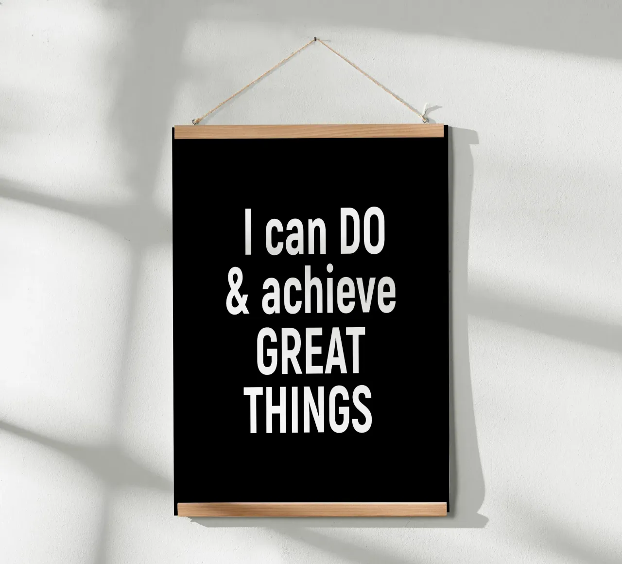 I can do and achieve great things carta hahnemühle da positivepipo