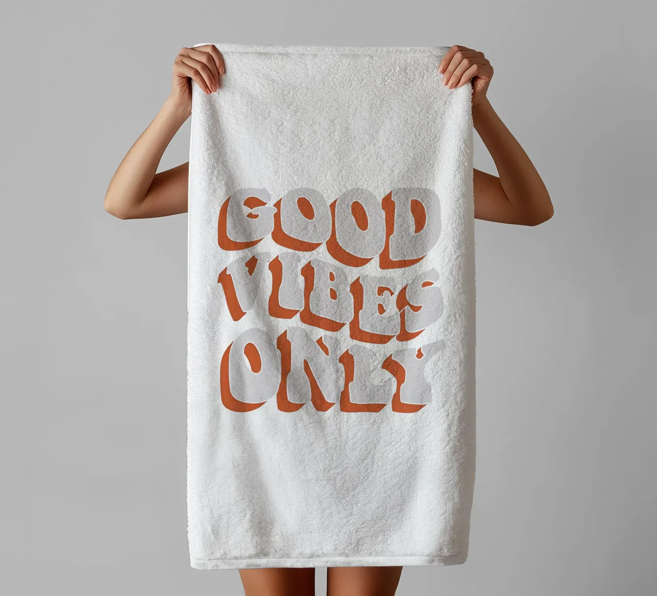 Good Vibes Only asciugamano da bagno da Attaboy Dsgn