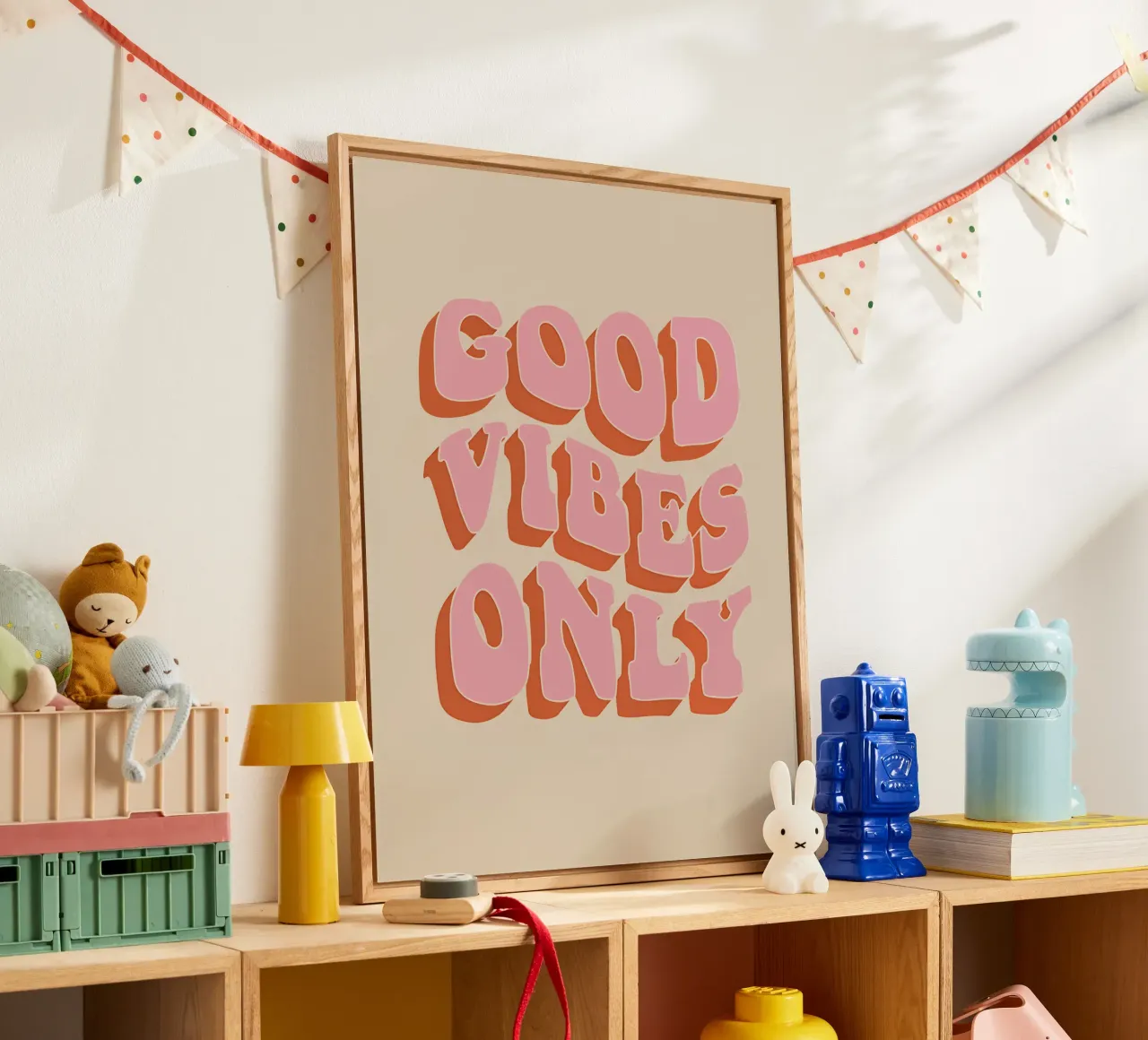 Good Vibes Only plexiglass da Attaboy Dsgn