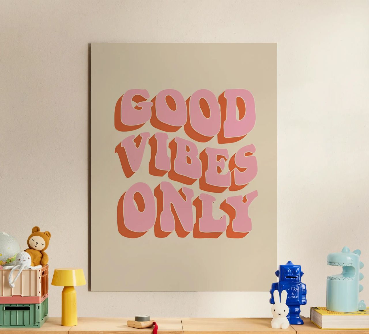 Good Vibes Only alluminio dibond da Attaboy Dsgn
