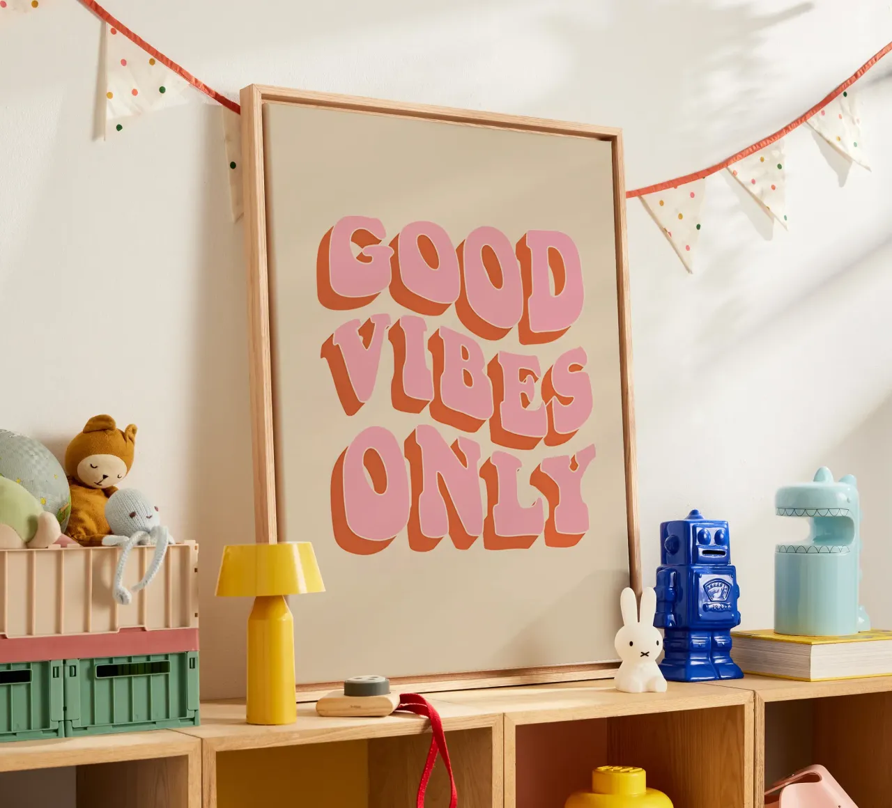 Good Vibes Only lienzo de Attaboy Dsgn
