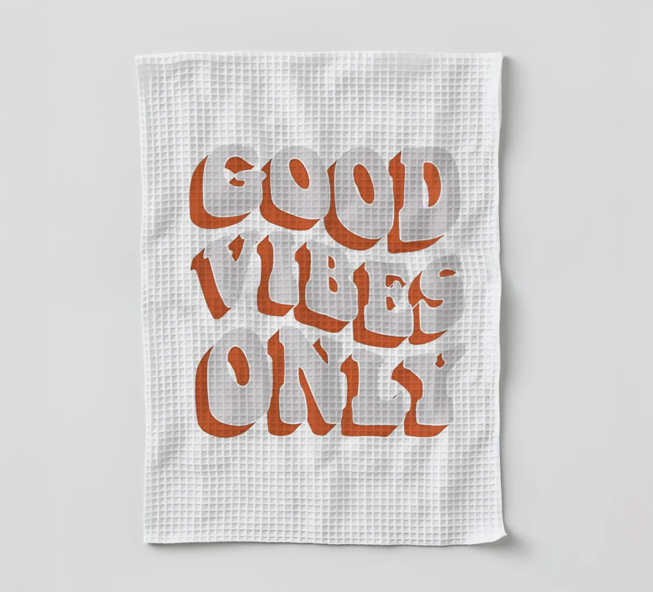 Good Vibes Only canovaccio da cucina da Attaboy Dsgn