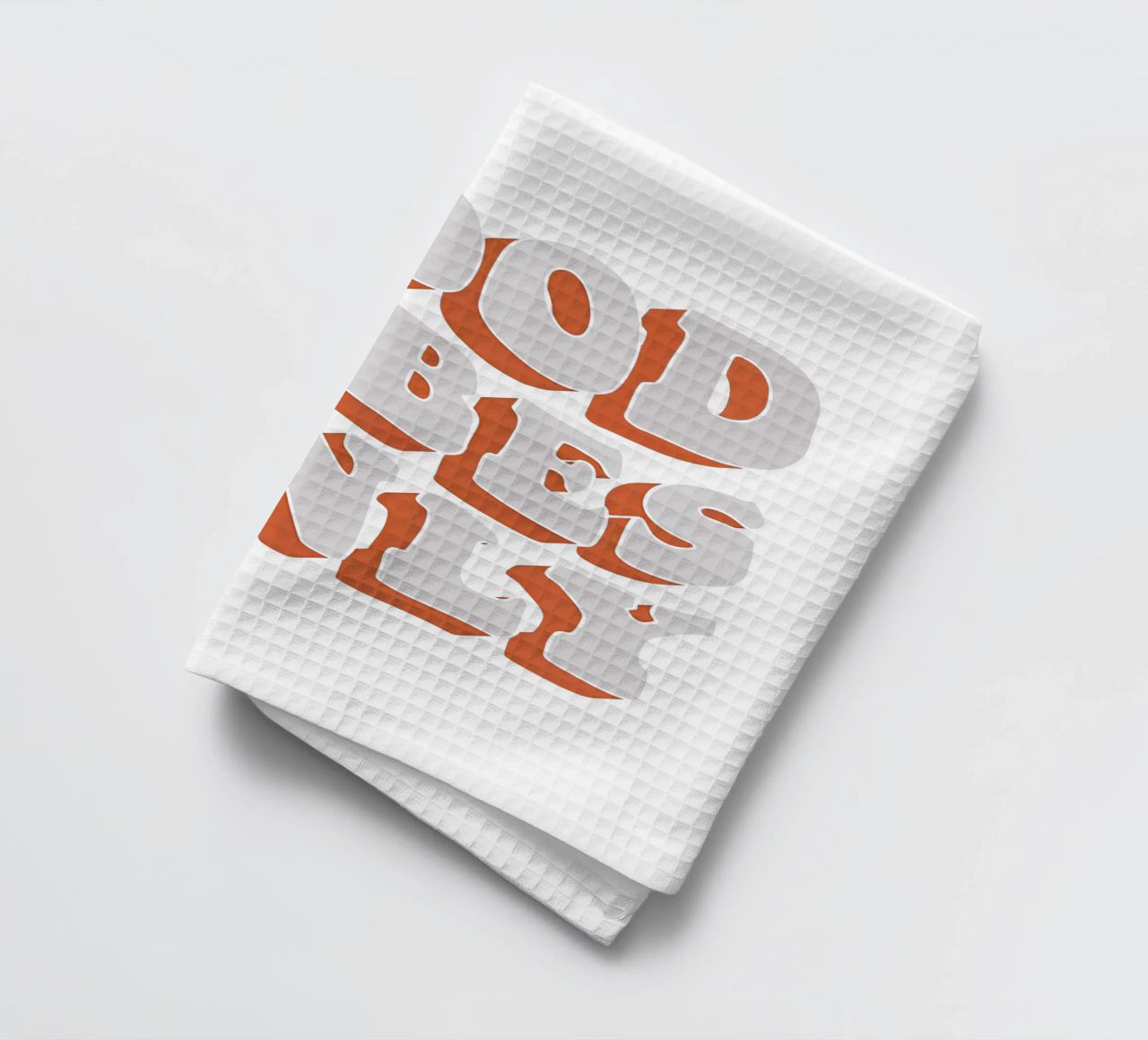 Good Vibes Only canovaccio da cucina da Attaboy Dsgn