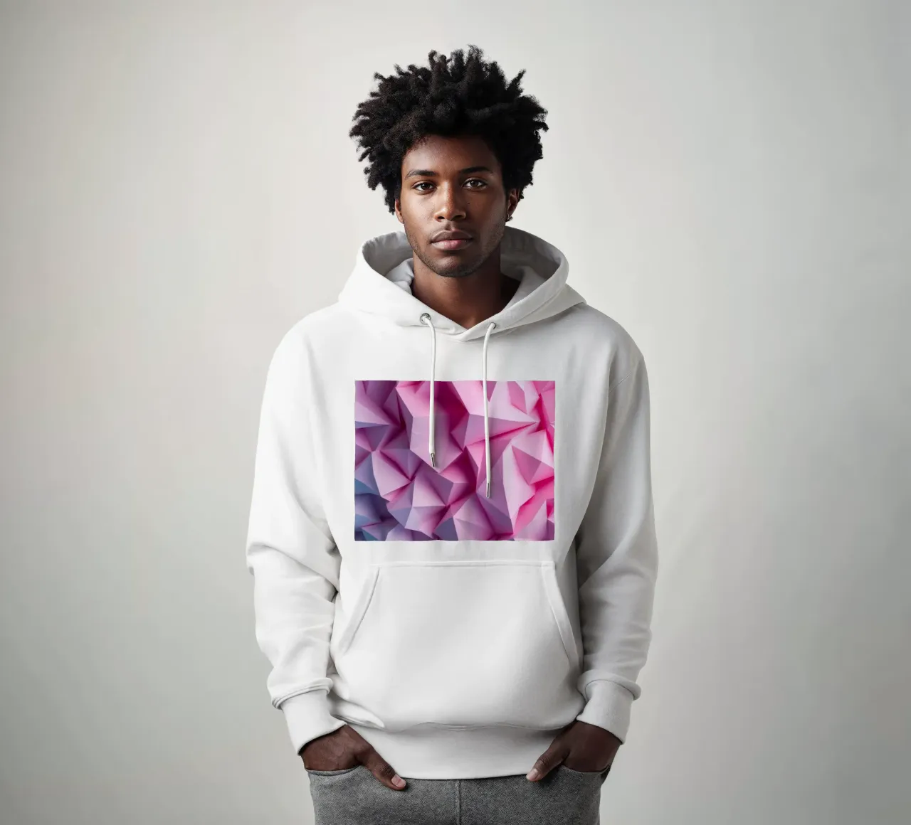 Le colorate forme geometriche 3D creano un intrigante astratto. felpa con cappuccio da DesignDoodle