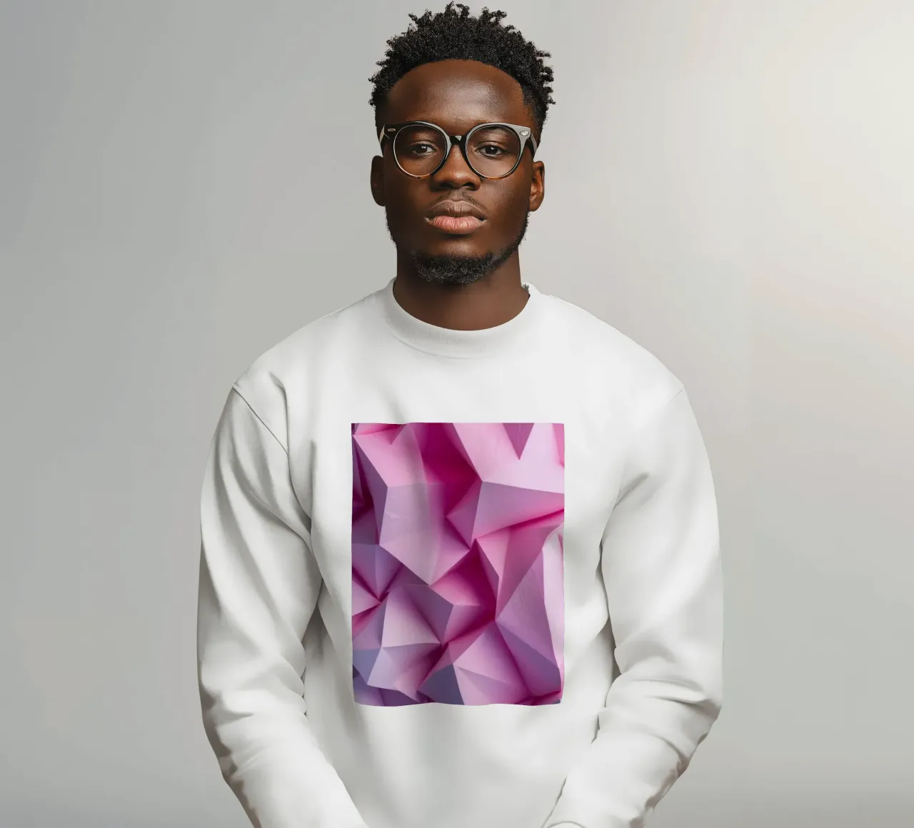 Le colorate forme geometriche 3D creano un intrigante astratto. felpa da DesignDoodle