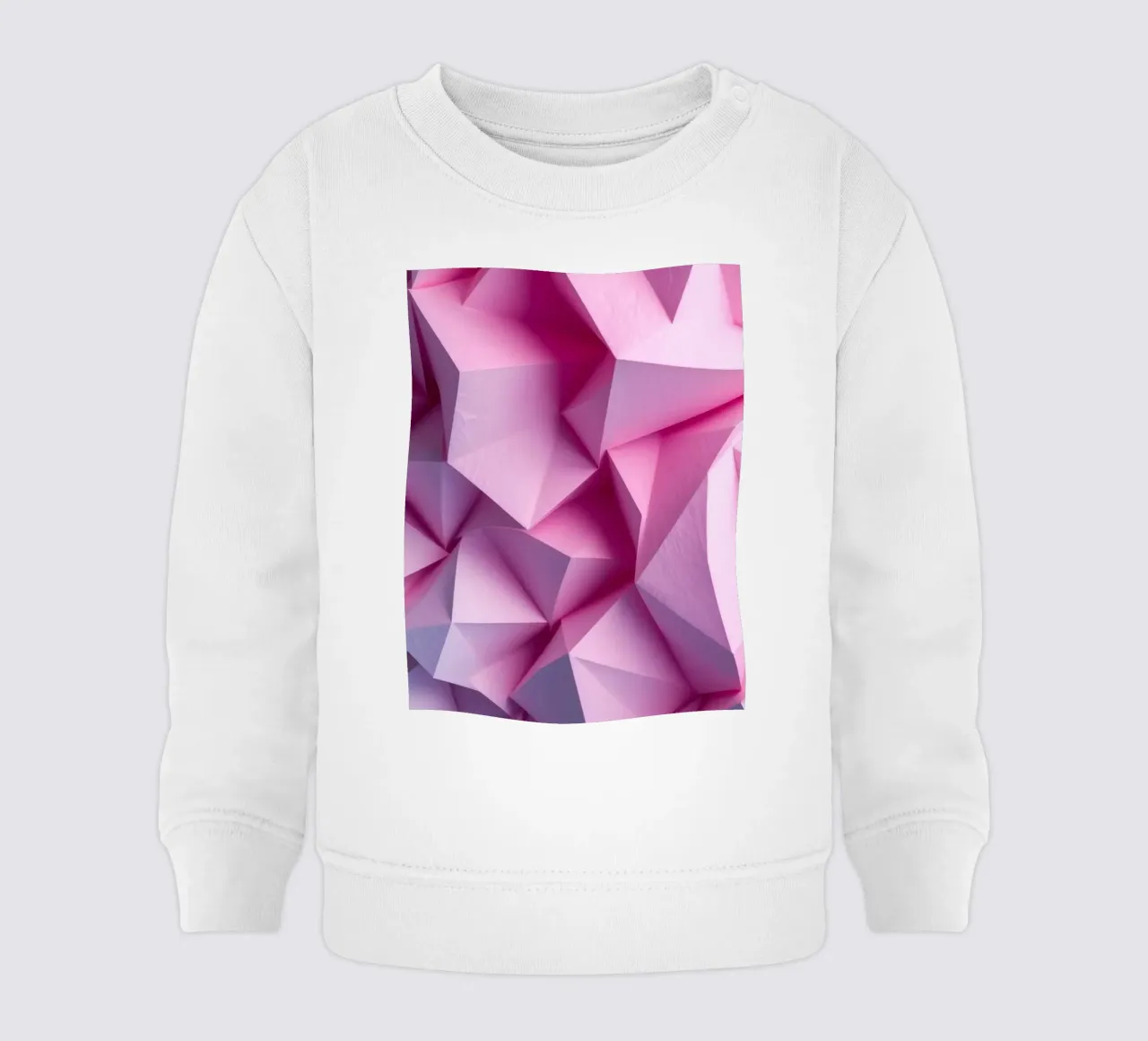 Le colorate forme geometriche 3D creano un intrigante astratto. felpa neonato da DesignDoodle