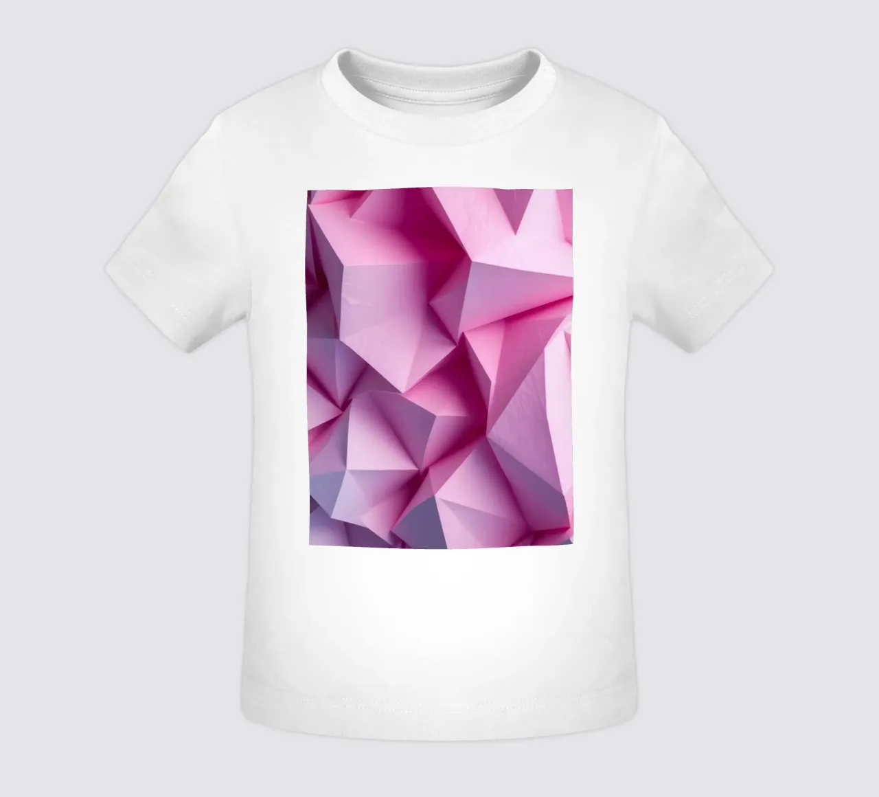 Le colorate forme geometriche 3D creano un intrigante astratto. maglietta neonato da DesignDoodle
