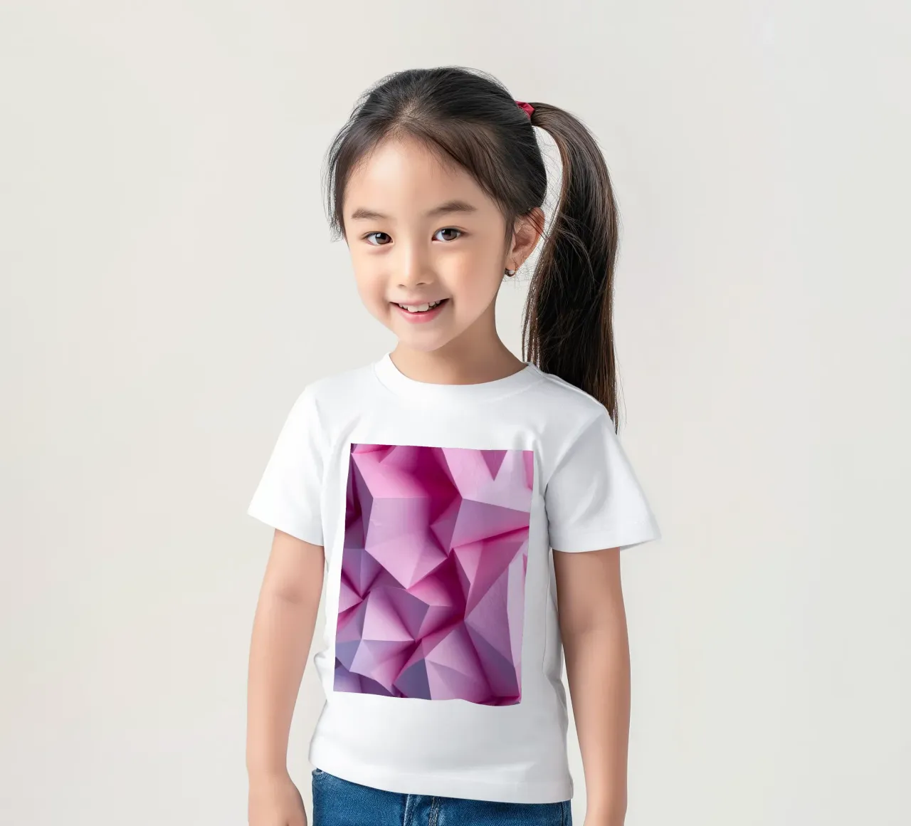 Le colorate forme geometriche 3D creano un intrigante astratto. t-shirt bambini da DesignDoodle