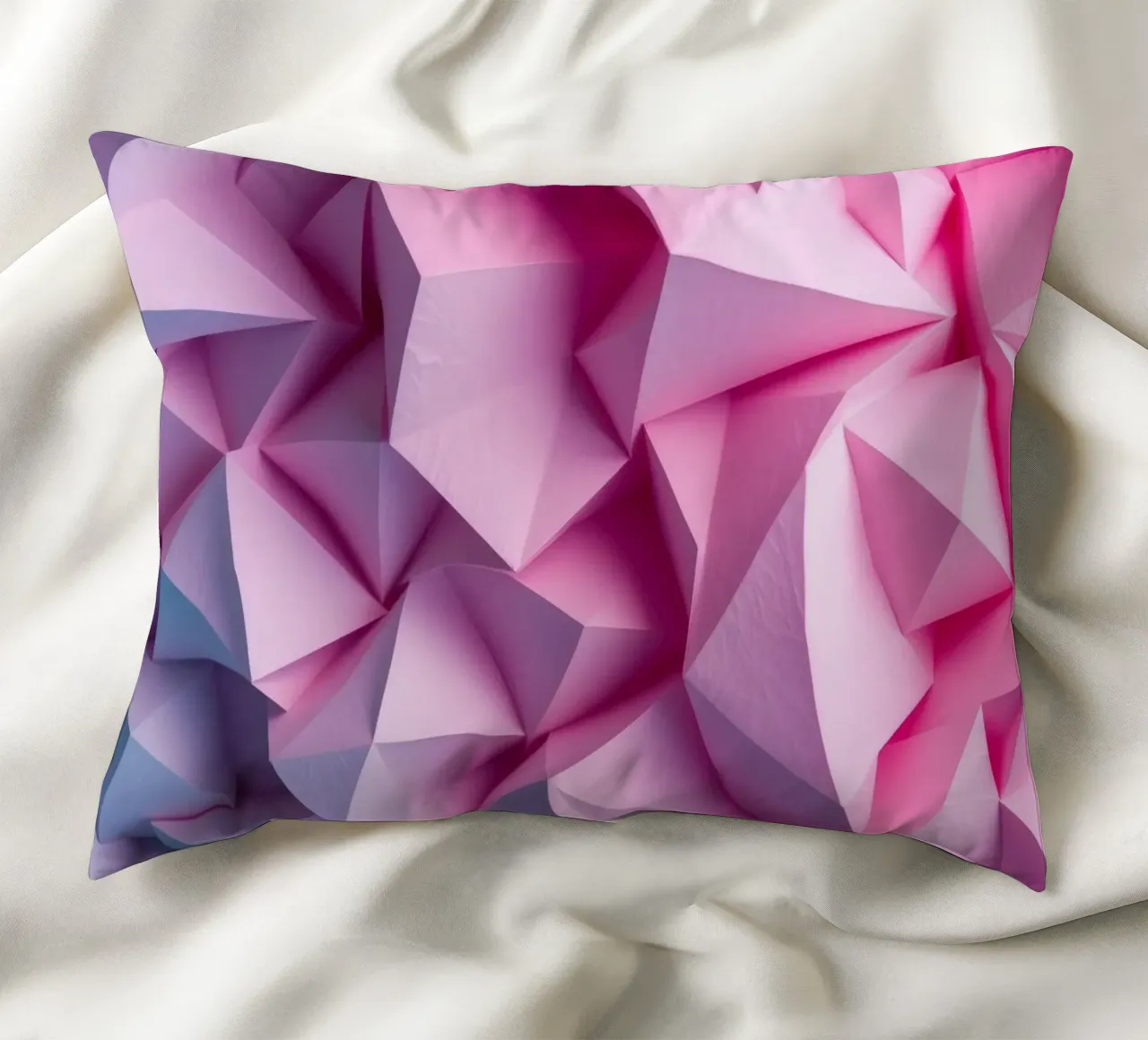 Le colorate forme geometriche 3D creano un intrigante astratto. cuscino da DesignDoodle
