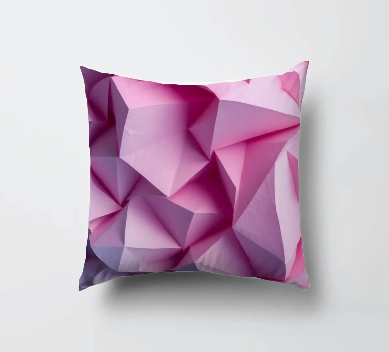 Le colorate forme geometriche 3D creano un intrigante astratto. cuscino da DesignDoodle