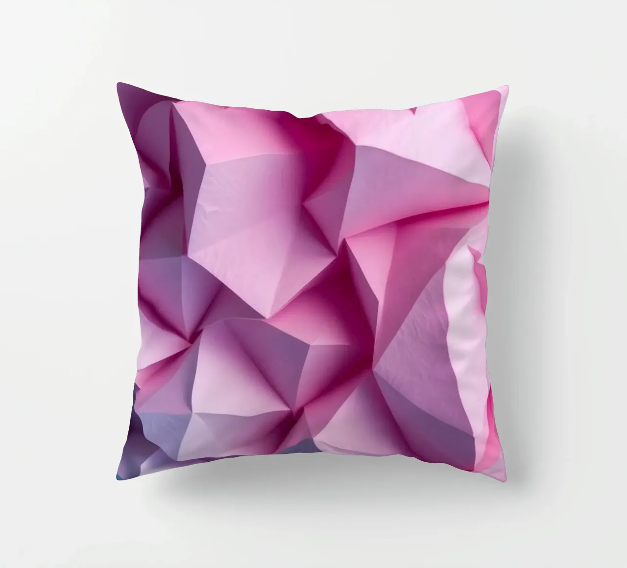 Le colorate forme geometriche 3D creano un intrigante astratto. cuscino da DesignDoodle