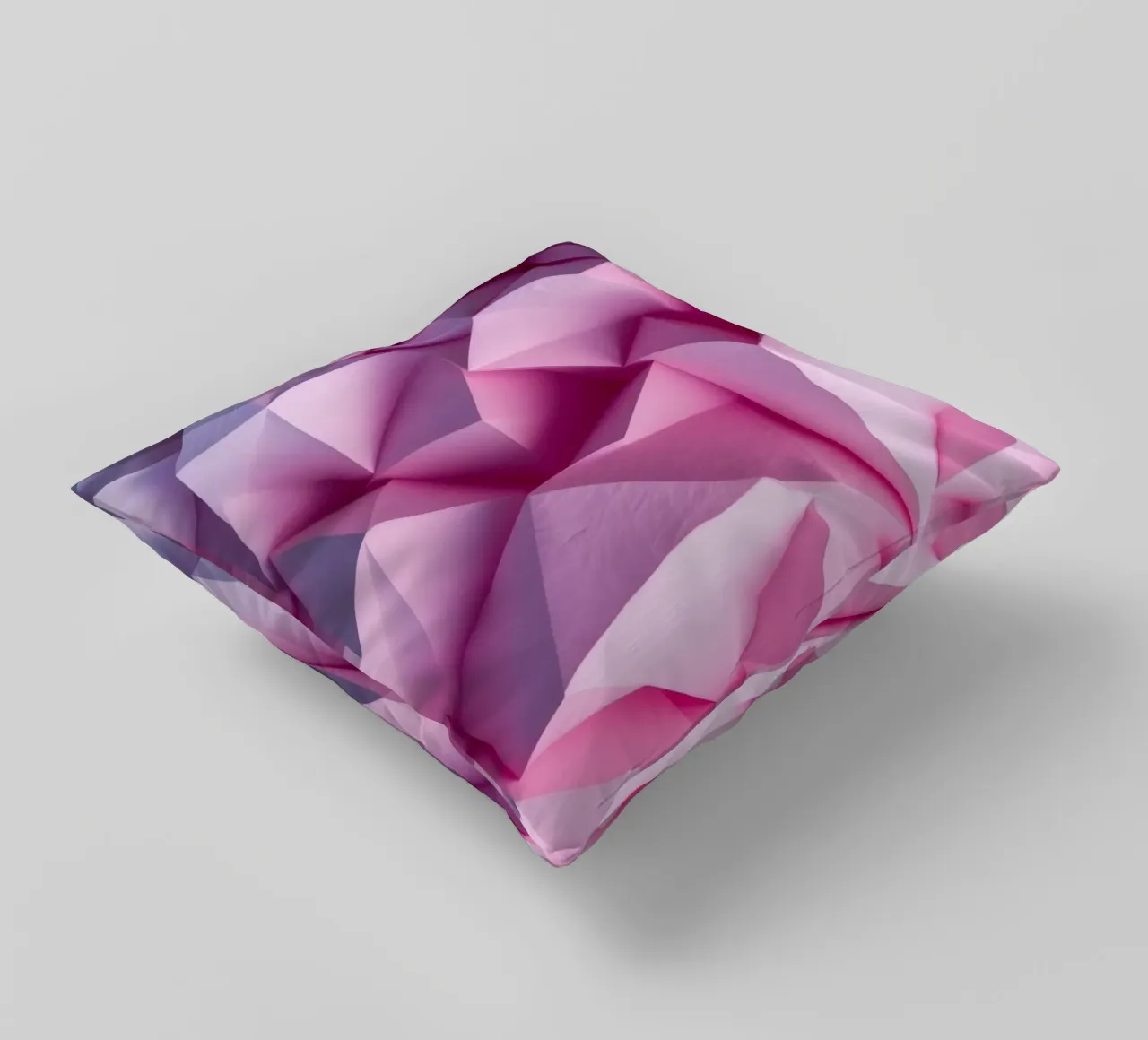 Le colorate forme geometriche 3D creano un intrigante astratto. cuscino da DesignDoodle