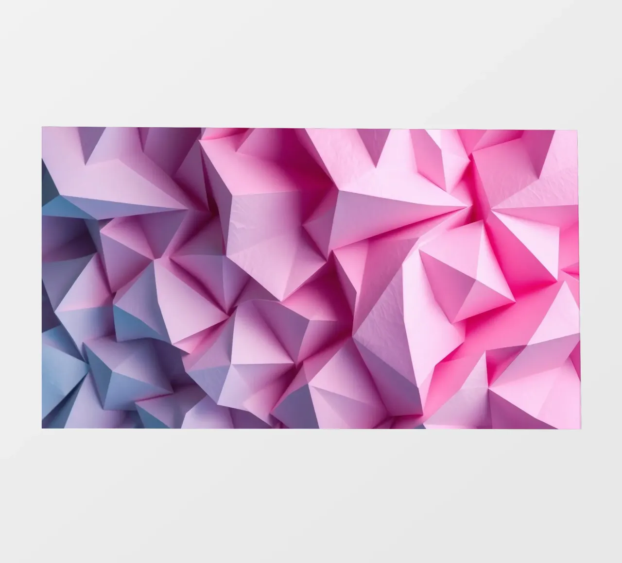 Le colorate forme geometriche 3D creano un intrigante astratto. telo in pvc da DesignDoodle