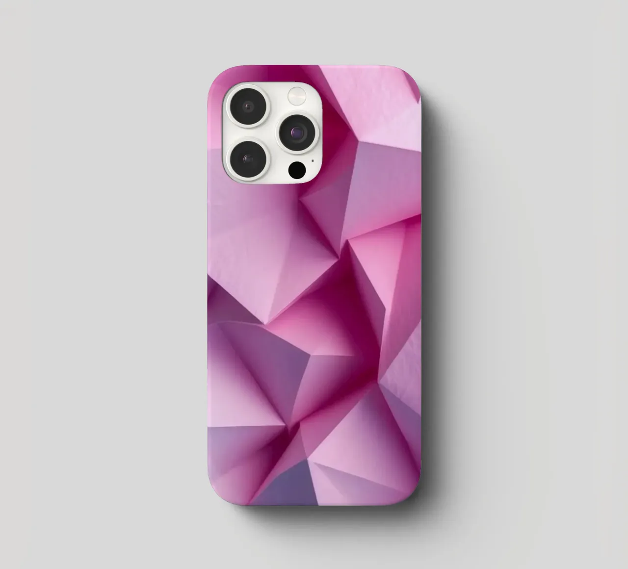 Colorful 3D geometric shapes create an intriguing abstract iphone case by DesignDoodle