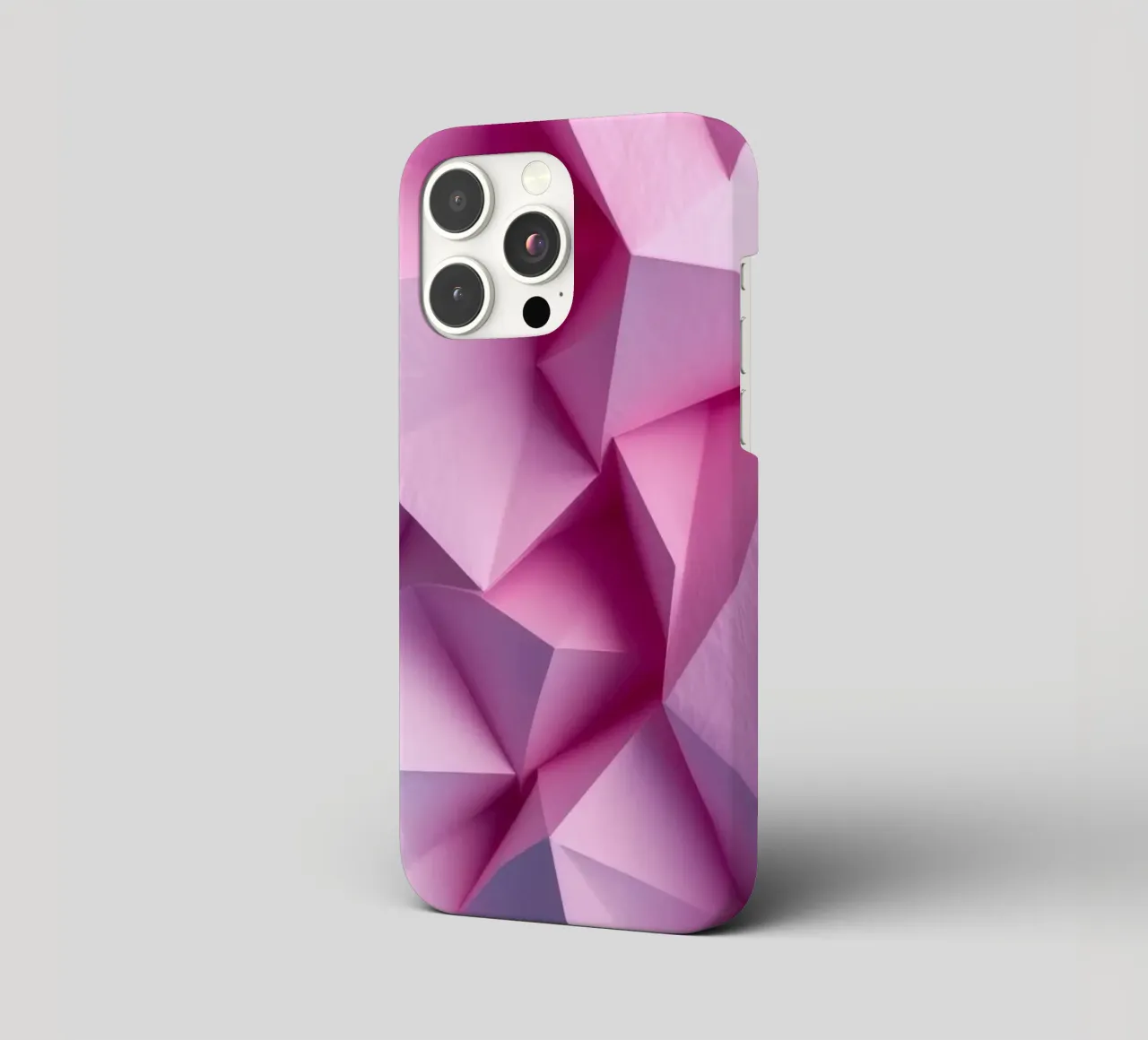 Colorful 3D geometric shapes create an intriguing abstract iphone case by DesignDoodle