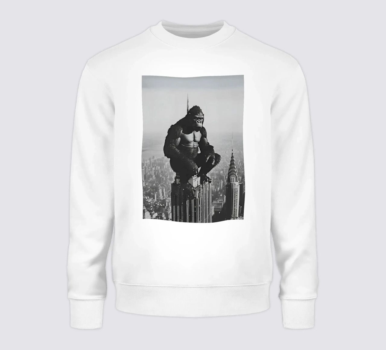 King Kong nella Torre felpa da christal shop