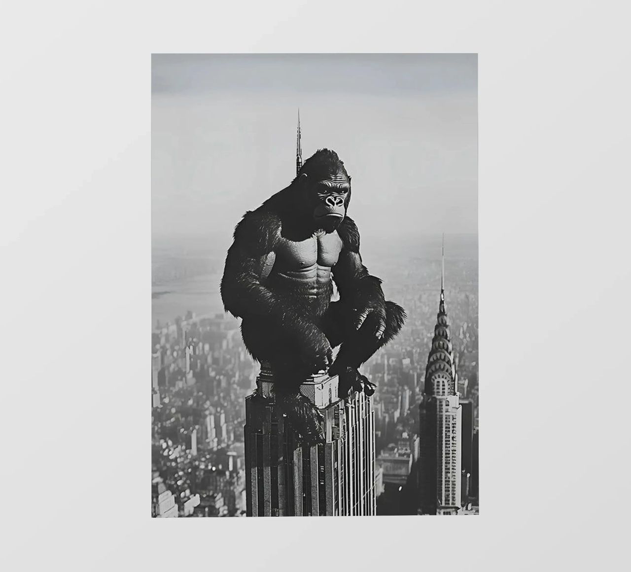 King Kong nella Torre pellicola backlit da christal shop