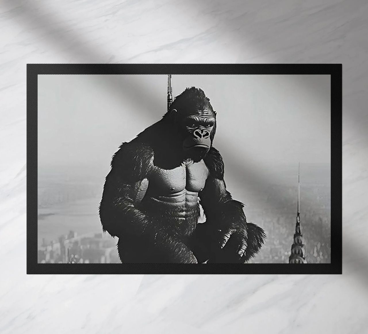 King Kong nella Torre zerbino da christal shop