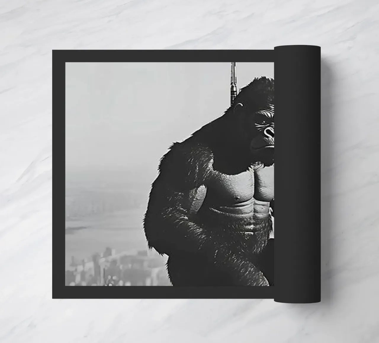 King kong in The Tower doormat by christal shop