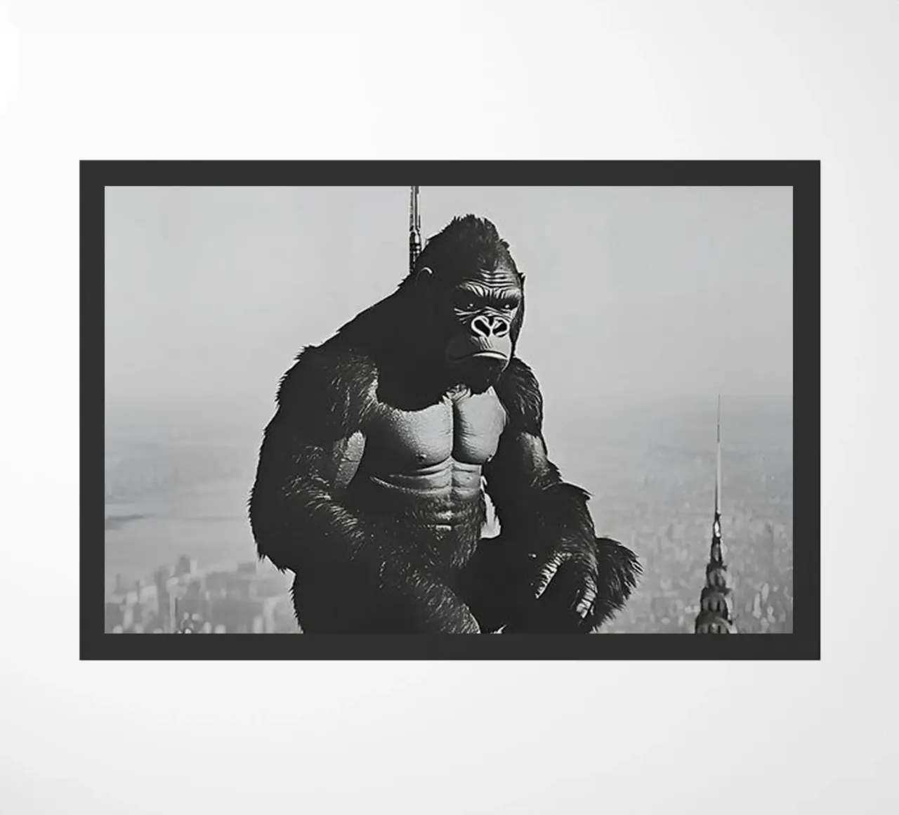 King kong in The Tower doormat by christal shop