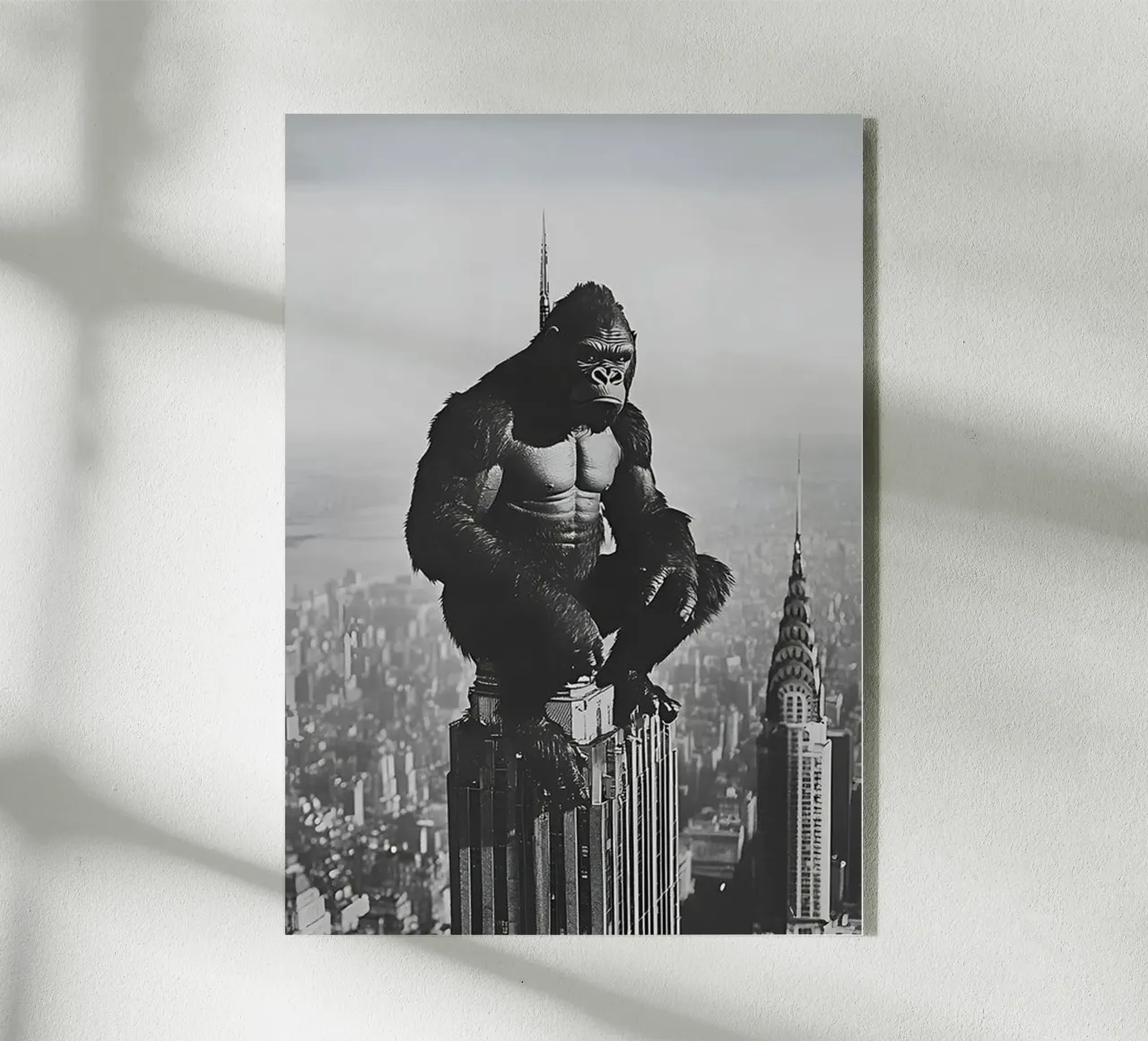 King Kong nella Torre plexiglass da christal shop