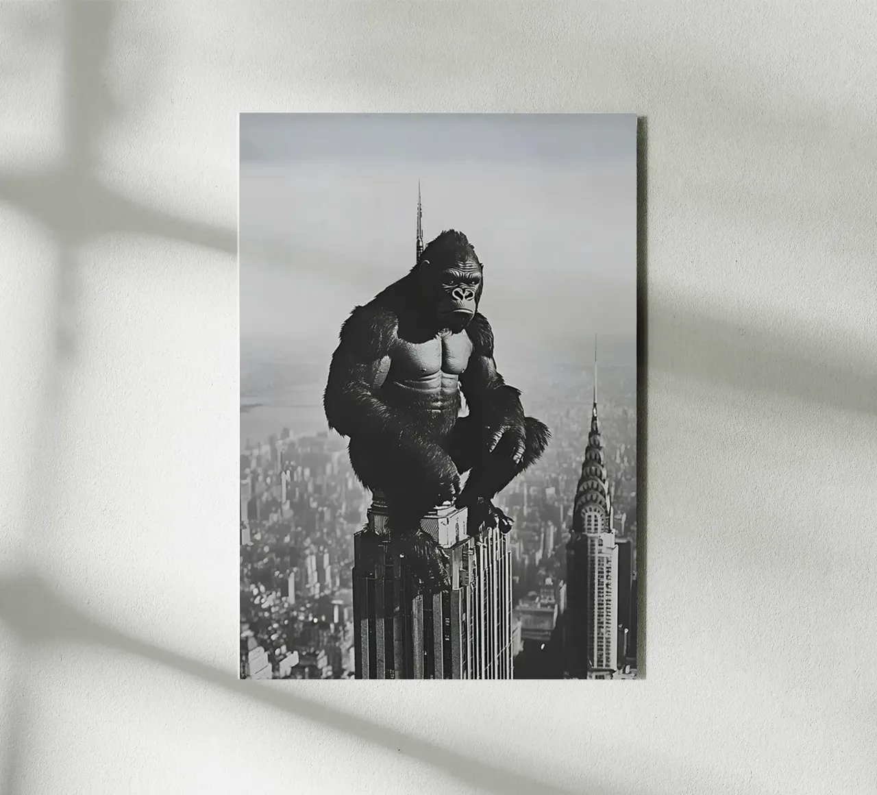 King Kong nella Torre alluminio dibond da christal shop