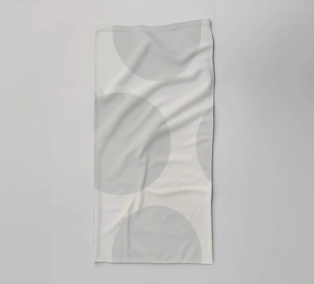 Subtle polka dot pattern on a light background towel by DesignDoodle