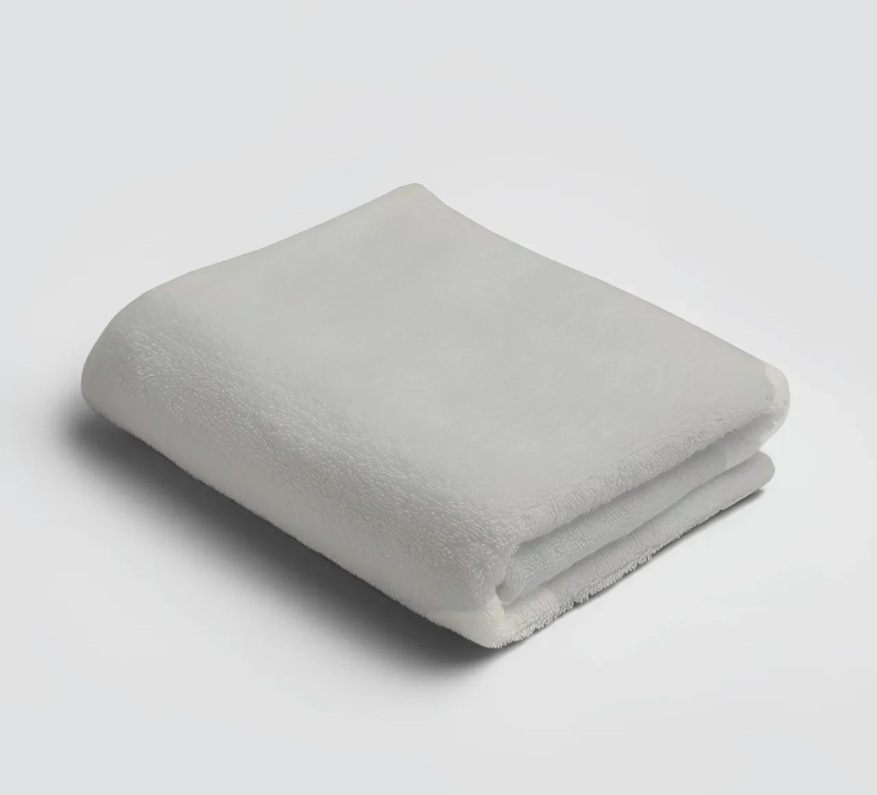 Subtle polka dot pattern on a light background towel by DesignDoodle