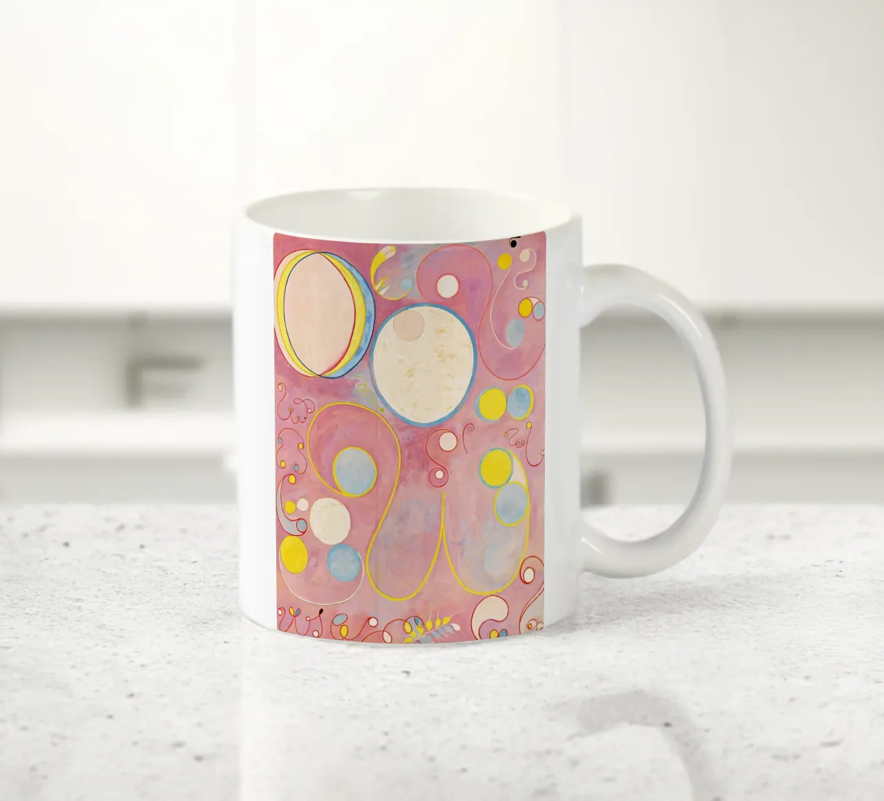 I dieci più grandi, n. 8, L'età adulta (1907) - Hilma af Klint tazza in ceramica da Venus Art