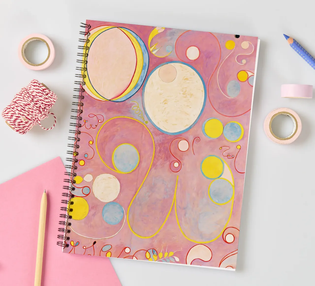 The Ten Largest, No. 8, Adulthood (1907) – Hilma af Klint spiral notebook by Venus Art