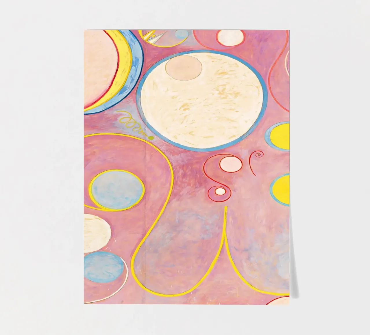 The Ten Largest, No. 8, Adulthood (1907) – Hilma af Klint sticker sheet by Venus Art