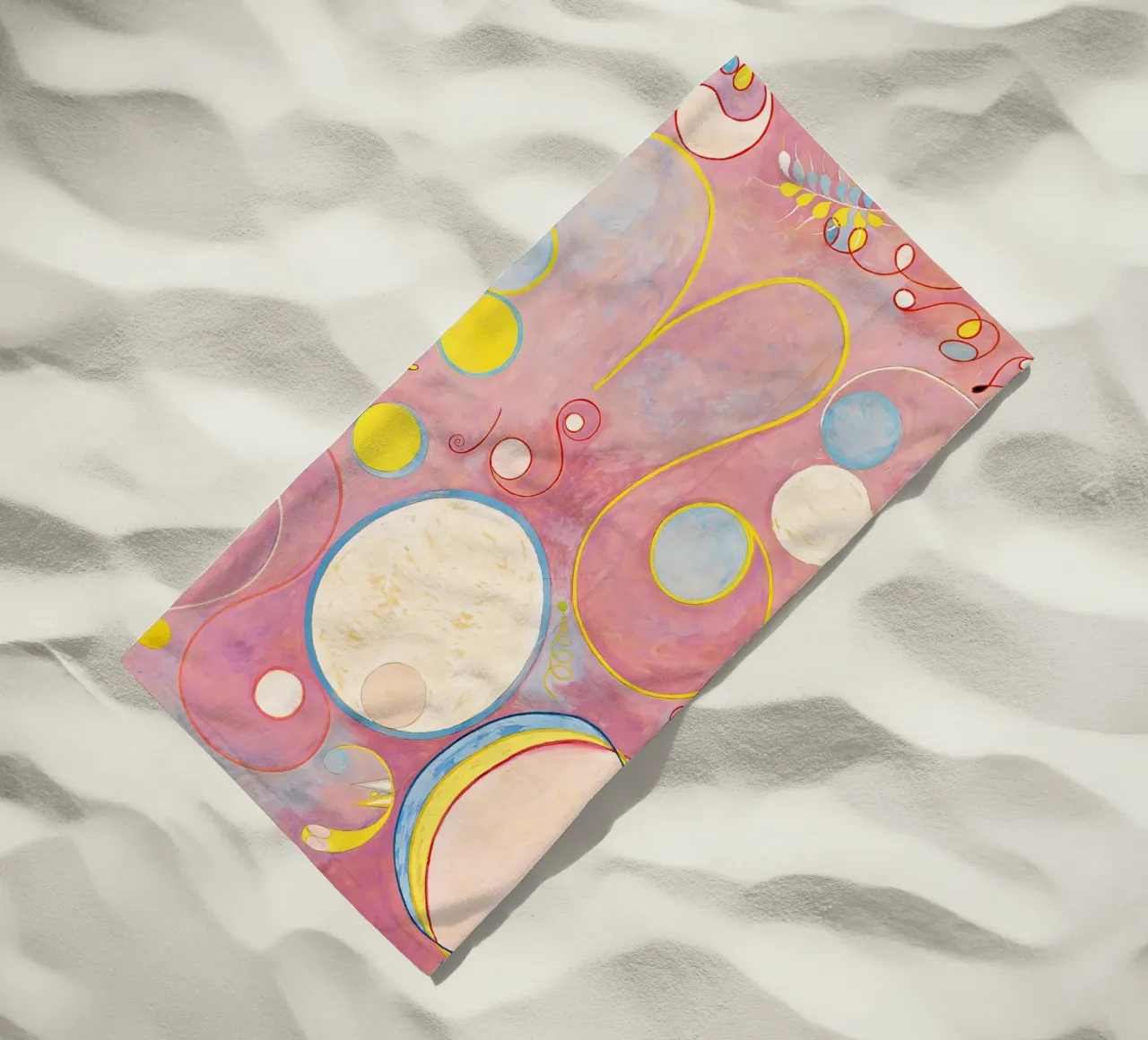 The Ten Largest, No. 8, Adulthood (1907) – Hilma af Klint beach towel by Venus Art