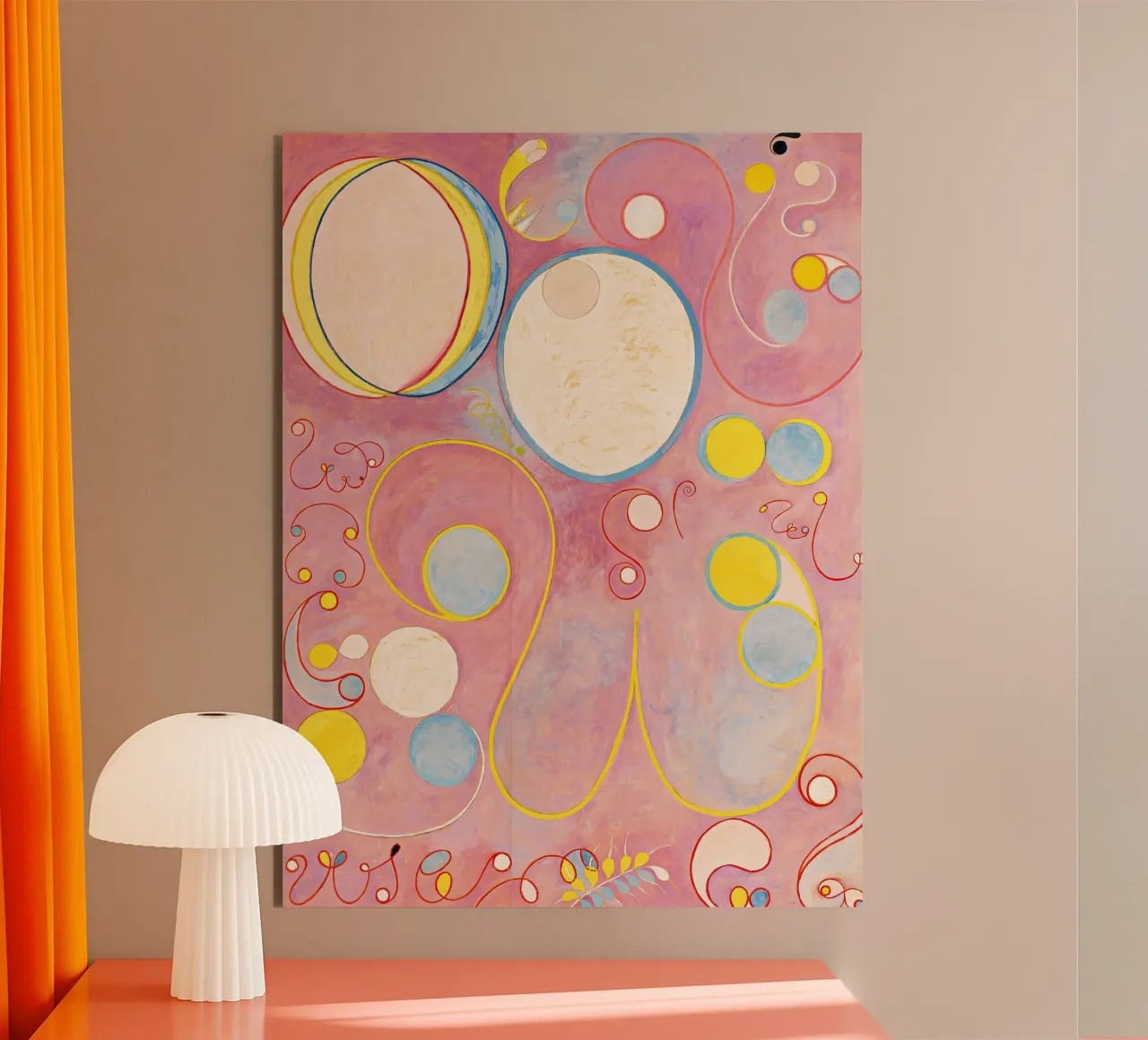 Die zehn Größten, Nr. 8, Erwachsensein (1907) - Hilma af Klint Alu-Dibond von Venus Art