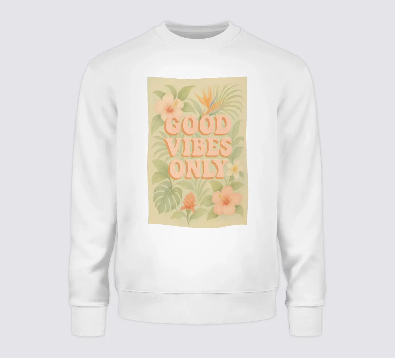 Good Vibes Only felpa da Attaboy Dsgn