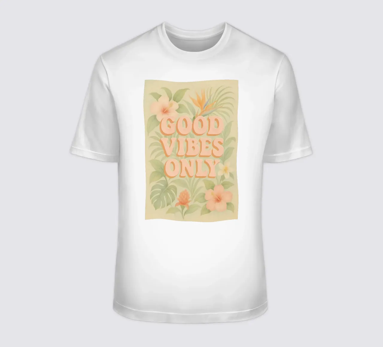 Good Vibes Only t-shirt da Attaboy Dsgn