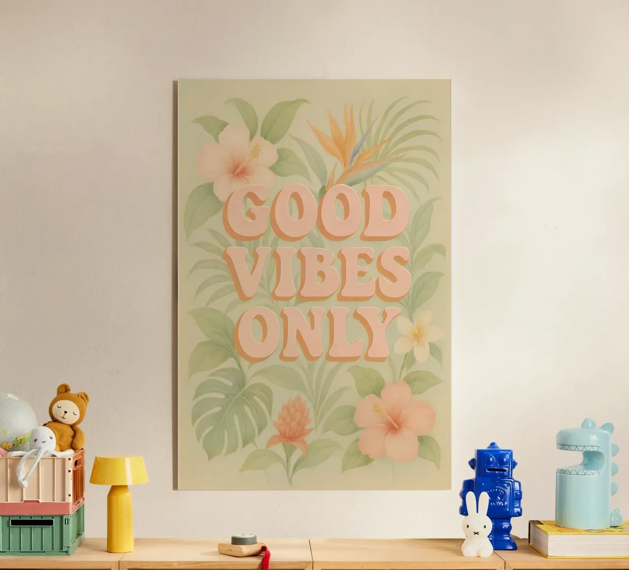 Good Vibes Only plexiglass da Attaboy Dsgn