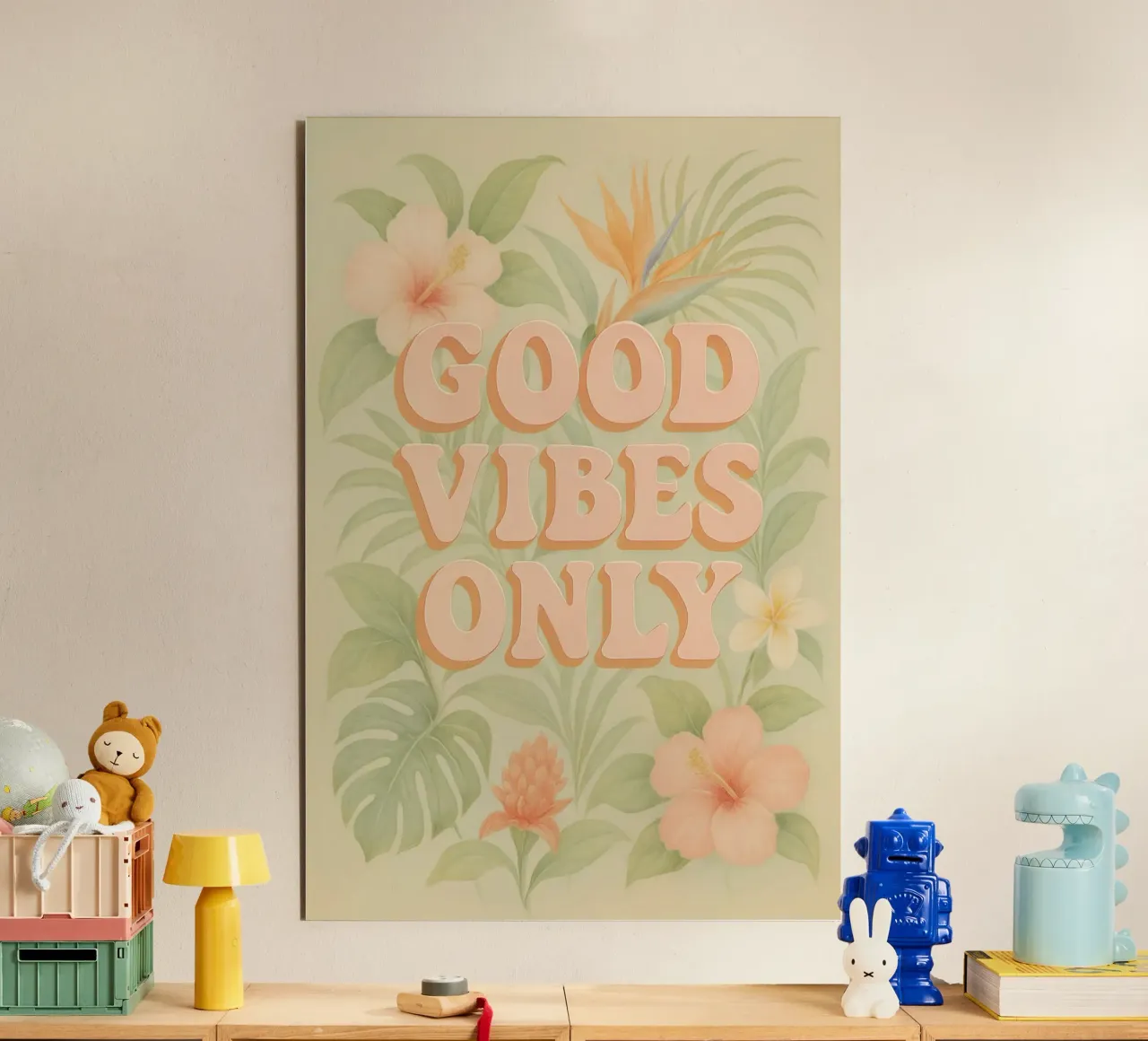 Good Vibes Only alluminio dibond da Attaboy Dsgn