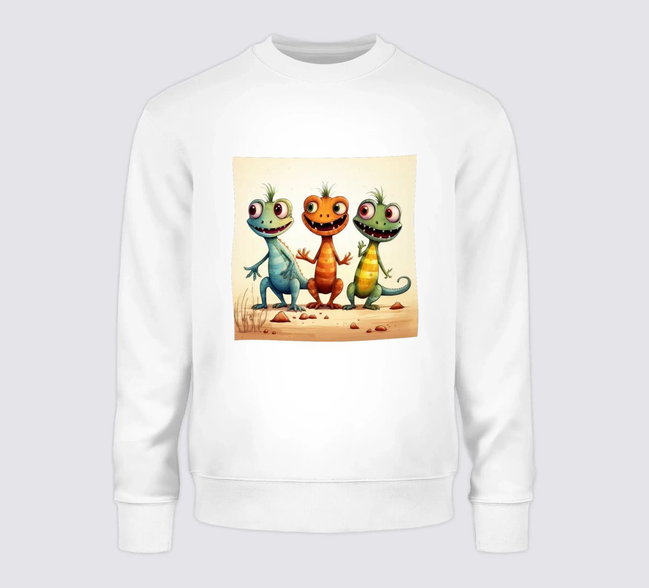 Retro Lizard Gang sudadera de Funny Animals