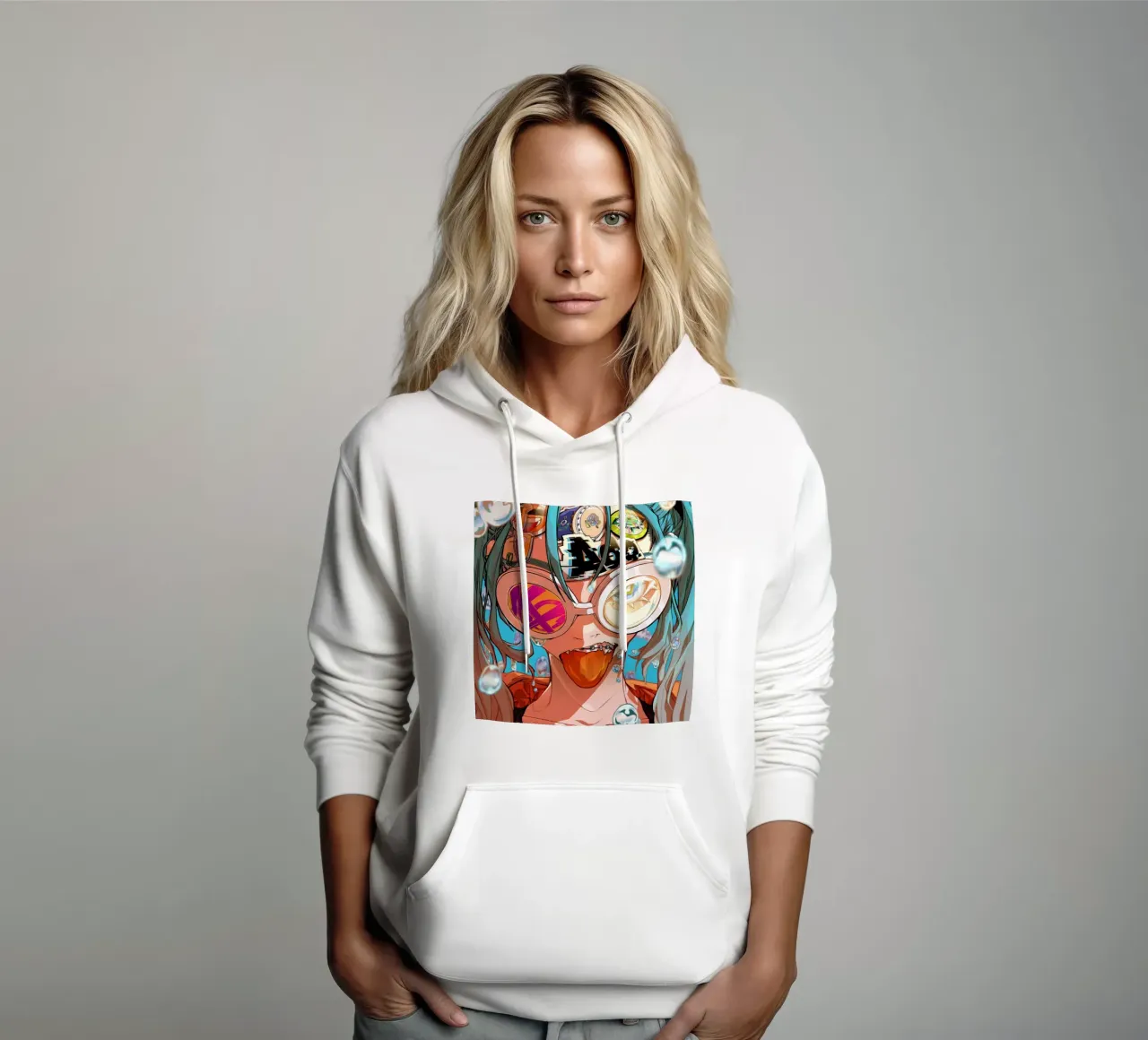 ado bon odo remix felpa con cappuccio da ManondeShop