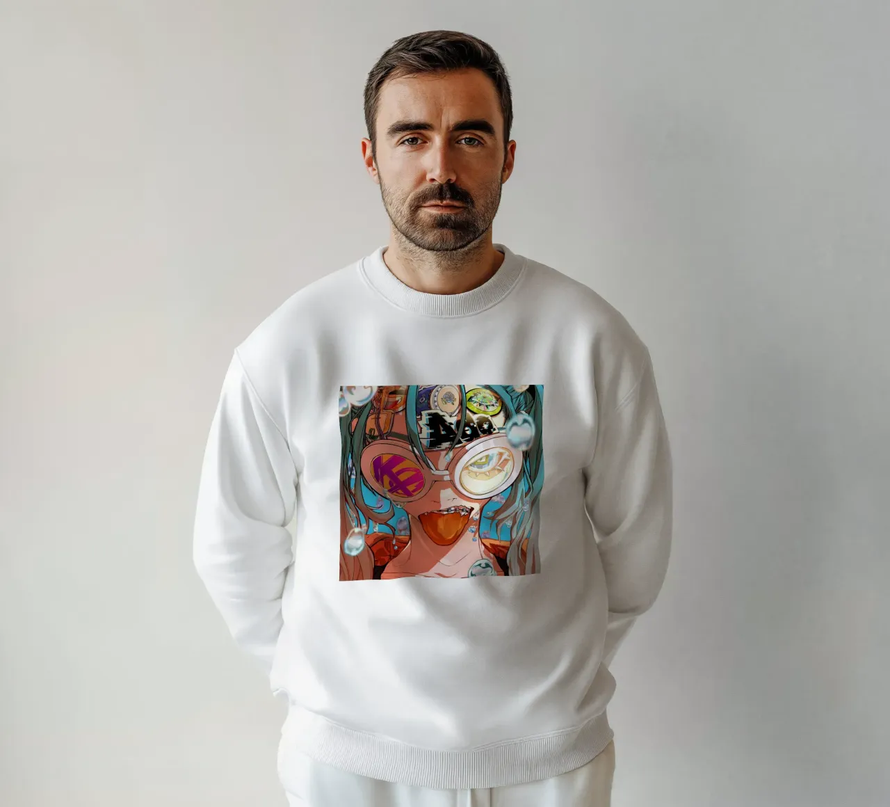 ado bon odo remix Sweatshirt von ManondeShop