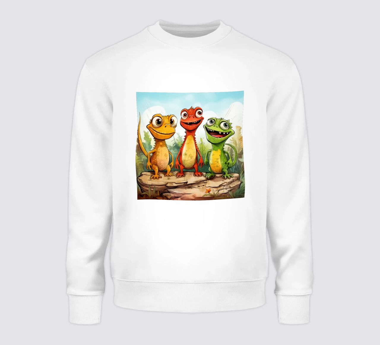 Retro Lizard Gang sudadera de Funny Animals