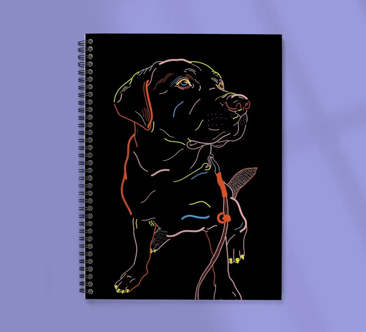 Lab Doggo spiral notebook by Killin Studio
