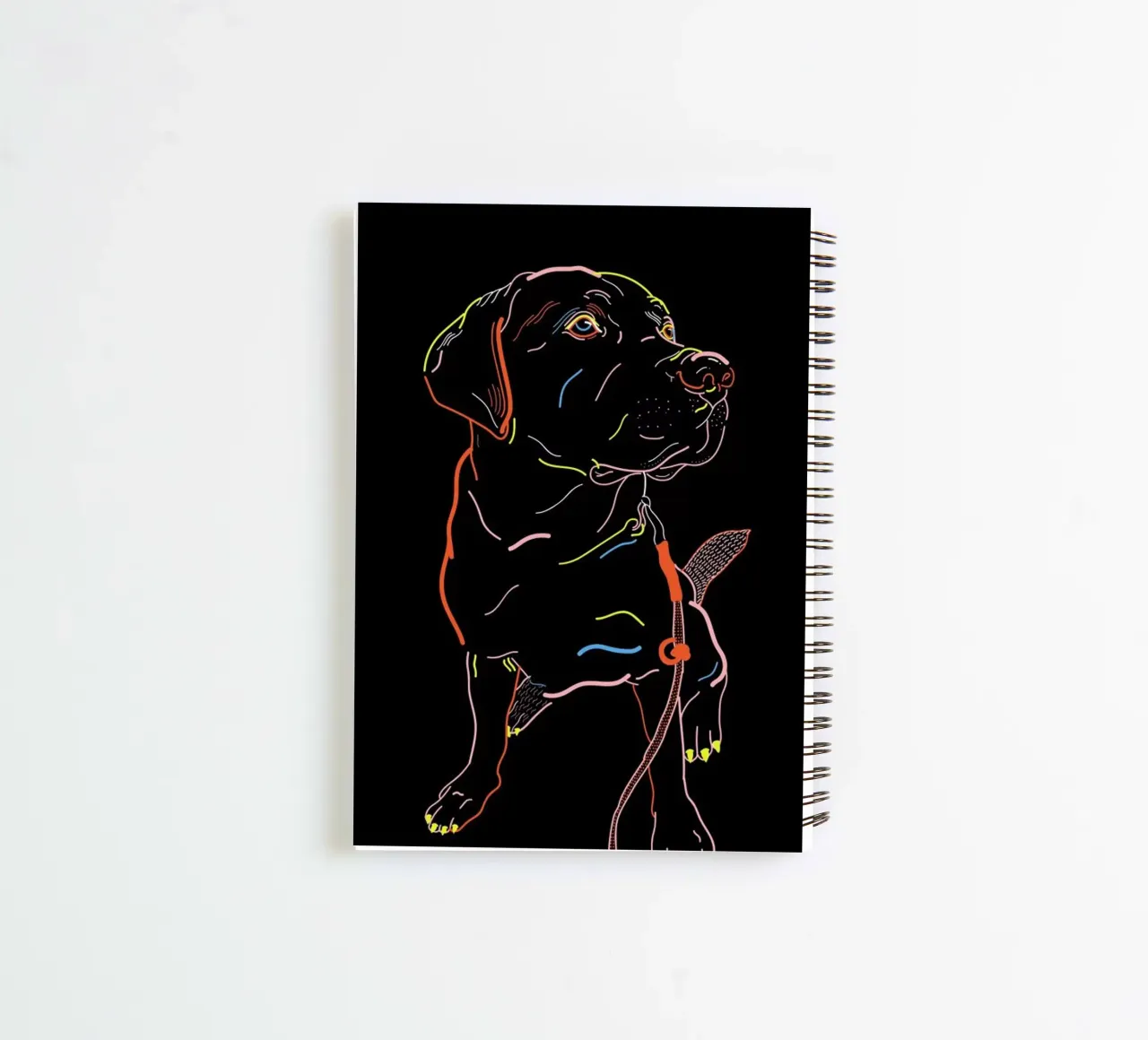 Lab Doggo spiral notebook by Killin Studio