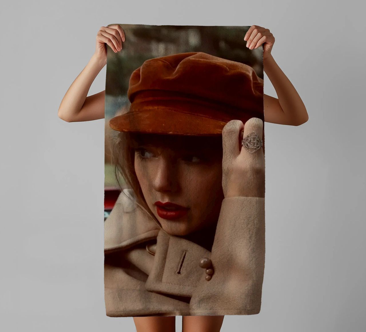 Cappello marrone Swift asciugamano da bagno da AARON