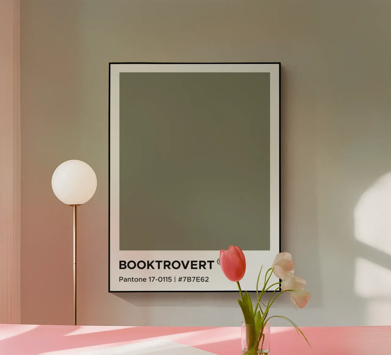 Pantone Booktrovert plexiglass da Paigaam Studio