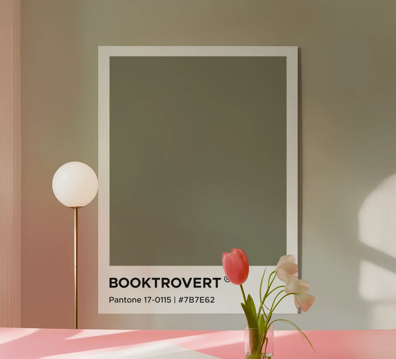 Pantone Booktrovert plexiglass da Paigaam Studio