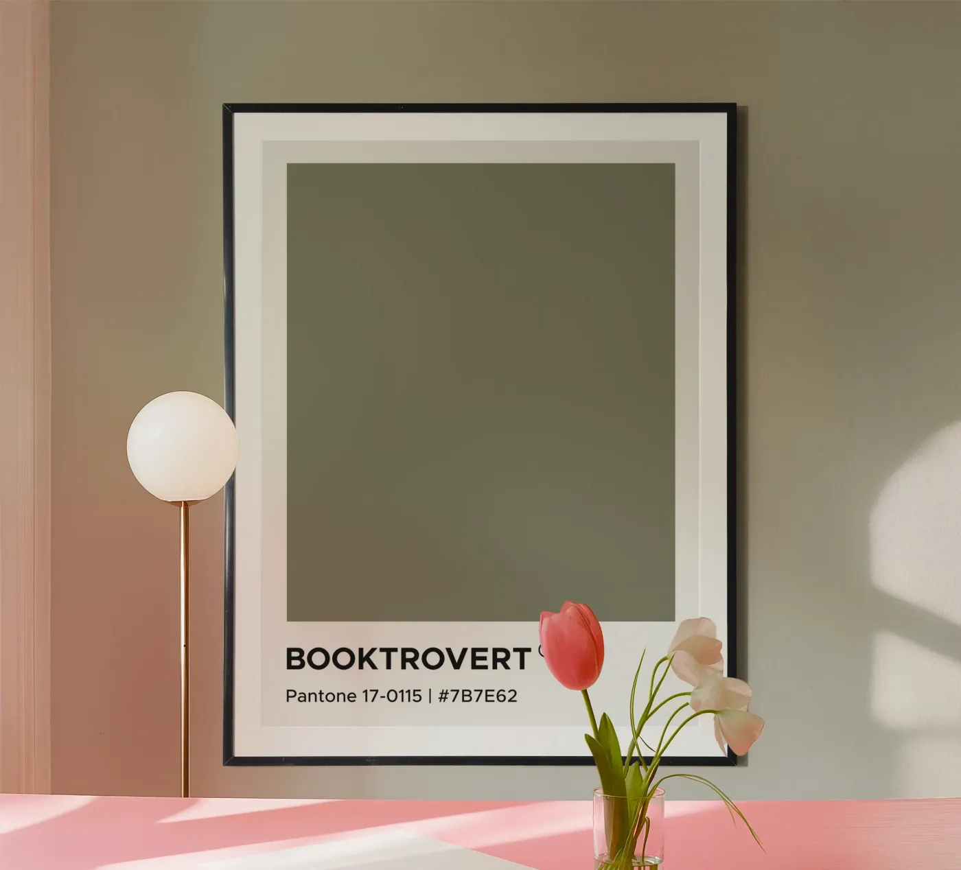 Pantone Booktrovert poster da Paigaam Studio