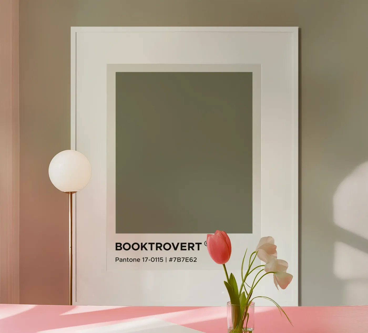 Pantone Booktrovert poster da Paigaam Studio