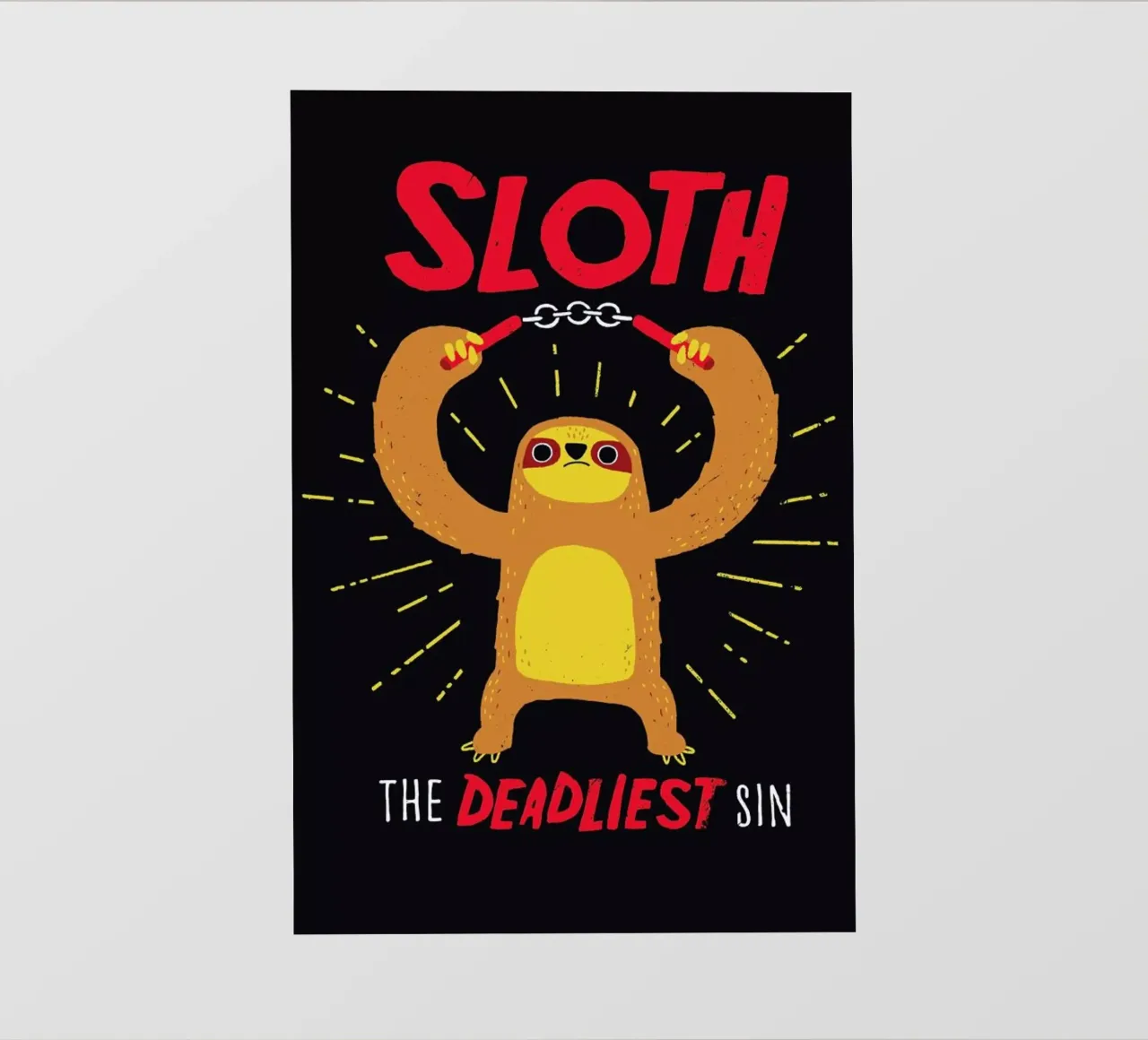 The Deadliest Sin pellicola backlit da DinoMike