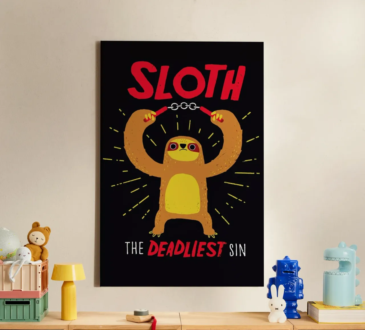 The Deadliest Sin tela con Cornice a cassetta da DinoMike